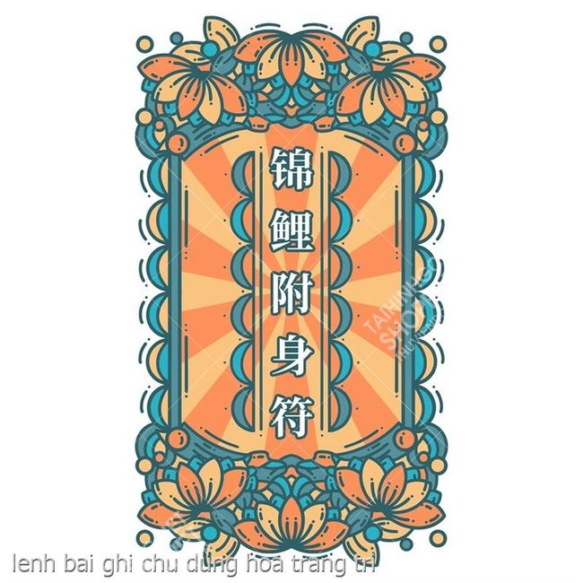 lenh bai ghi chu dung hoa trang tri